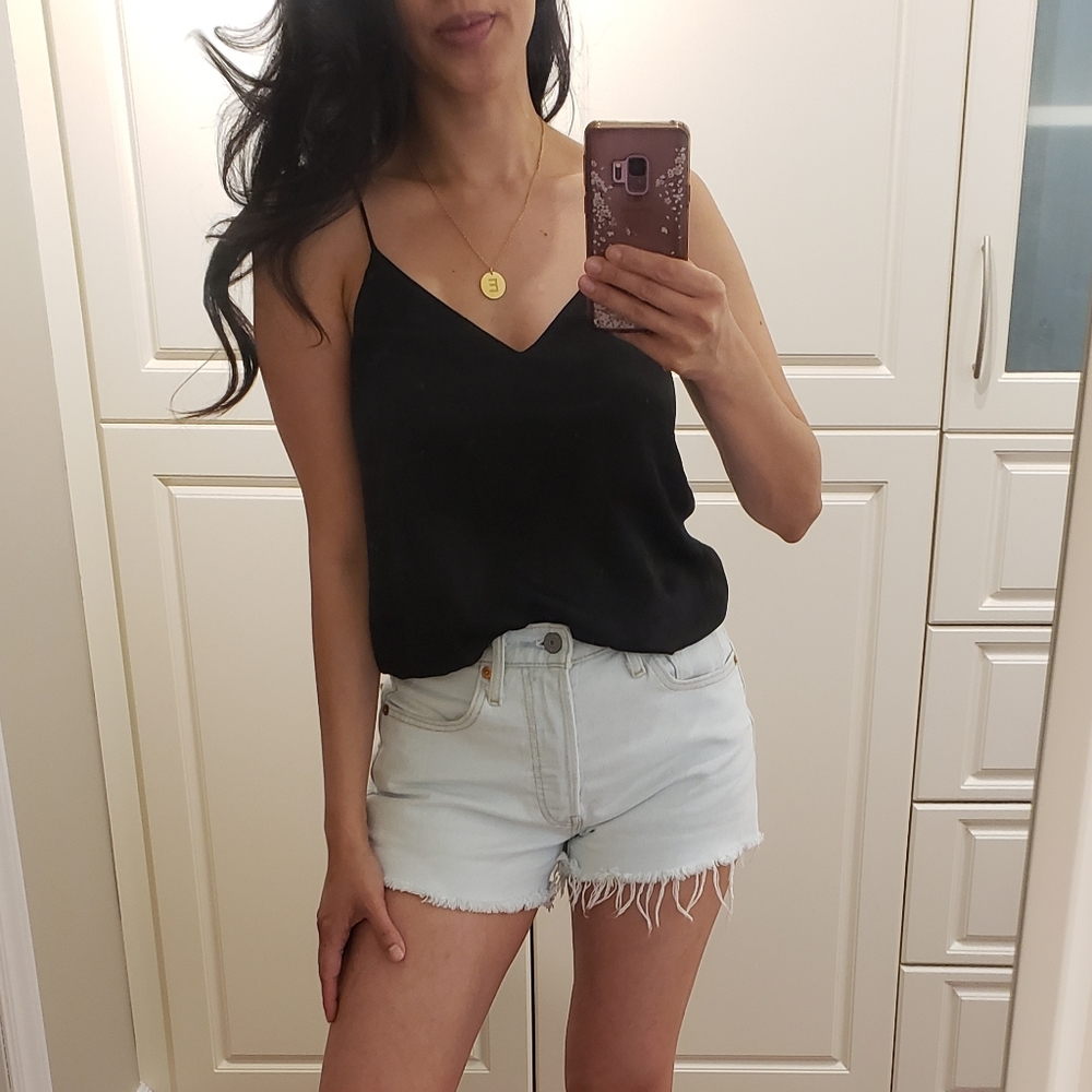 Faux Silk Camisole Top